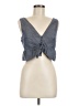 Thakoon Gray Sleeveless Blouse Size 8 - photo 1