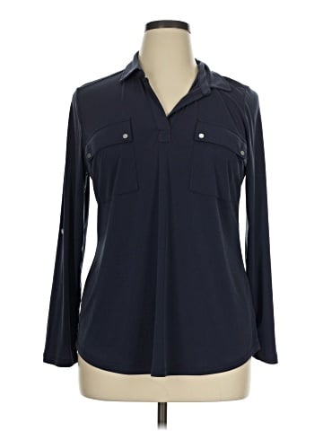 Jones New York Long Sleeve Blouse (view 1)