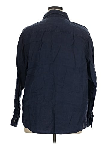Kate Hill Long Sleeve Button-Down Shirt (view 2)