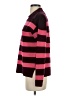 Talbots Stripes Burgundy Wool Pullover Sweater Size XS - photo 5