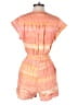 Bella Dahl 100% Linen Tie-dye Orange Romper Size S - photo 2