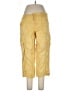 Style&Co Yellow Cargo Pants Size 10 - photo 1