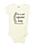 Gerber 100% Cotton Graphic Ivory Short Sleeve Onesie Size 3-6 mo - photo 1