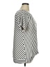 AGB Stripes Silver Short Sleeve Top Size 1X - photo 4