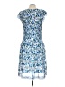 Max Studio 100% Polyester Print Blue Cocktail Dress Size L - photo 2