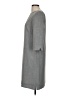 Talbots 100% Polyester Solid Gray Casual Dress Size 8 - photo 5