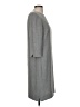 Talbots 100% Polyester Solid Gray Casual Dress Size 8 - photo 4
