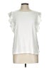 On 34th White Short Sleeve Top Size L - photo 1