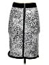 Cache Animal Print Silver Casual Skirt Size S - photo 2