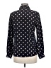 L.K. Bennett Polka Dots Black Long Sleeve Blouse Size 6 - photo 2