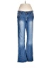 rue21 Hearts Blue Jeans Size 9 - photo 1
