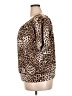 AGB Animal Print Brown Short Sleeve Blouse Size 3X - photo 5