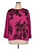 Alfred Dunner Floral Pink Pullover Sweater Size 3X - photo 1