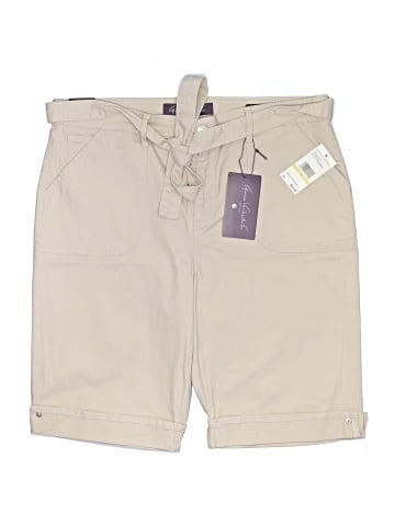 Gloria Vanderbilt Khaki Shorts (view 1)