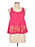 Mudd 100% Polyester Pink Sleeveless Top Size L - photo 1