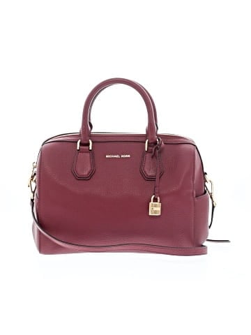 MICHAEL Michael Kors Leather Satchel (view 1)