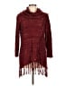 Reba Burgundy Poncho Size L - photo 1