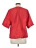 TOAST 100% Cotton Red Short Sleeve Blouse Size M - photo 2