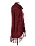 Reba Burgundy Poncho Size L - photo 4