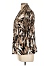 DressBarn Animal Print Brown 3/4 Sleeve Blouse Size L - photo 5