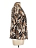 DressBarn Animal Print Brown 3/4 Sleeve Blouse Size L - photo 4