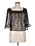 Gap Black 3/4 Sleeve Top Size L (tall) - photo 1