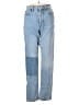 Reformation Jeans Color Block Blue Jeans Size 23 waist - photo 1