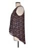 Soprano Blue Sleeveless Blouse Size L - photo 5