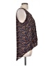 Soprano Blue Sleeveless Blouse Size L - photo 4