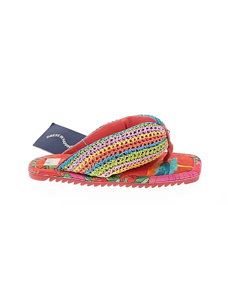 Farm Rio Flip Flops In Red