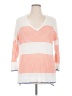 Old Navy Stripes Orange Pullover Sweater Size XL - photo 1