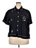 Kaktus Black Short Sleeve Button-Down Shirt Size 3X - photo 1