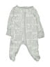 Gerber 100% Cotton Gray Long Sleeve Onesie Size Preemie - photo 1