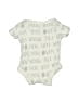 Gerber 100% Cotton Print Ivory Short Sleeve Onesie Size Newborn - photo 2