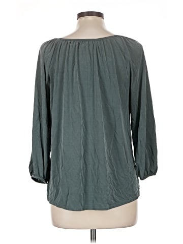 Green Envelope 3/4 Sleeve Blouse (view 2)