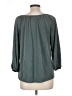 Green Envelope Gray 3/4 Sleeve Blouse Size L - photo 2