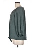 Green Envelope Gray 3/4 Sleeve Blouse Size L - photo 5