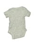 Gerber 100% Cotton Graphic Gray Short Sleeve Onesie Size Preemie - photo 2