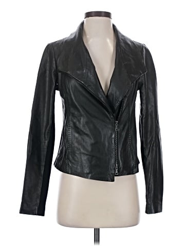 Vince. Leather Jacket (view 1)
