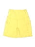 Fabletics Solid Yellow Athletic Shorts Size XS - photo 1