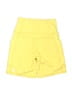 Fabletics Solid Yellow Athletic Shorts Size XS - photo 2