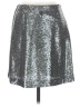 Gap 100% Polyester Metallic Silver Formal Skirt Size 4 - photo 1