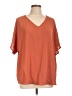Entro Orange Short Sleeve Top Size L - photo 1