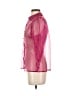 CeCe 100% Polyester Pink 3/4 Sleeve Blouse Size S - photo 5