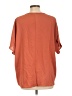 Entro Orange Short Sleeve Top Size L - photo 2