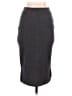 Apt. 9 Solid Gray Casual Skirt Size XS - photo 2