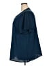 BLOOMCHIC 100% Polyester Blue Short Sleeve Blouse Size 22 - photo 5