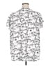 Jane and Delancey Silver Short Sleeve Blouse Size 1X - photo 2