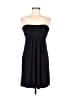 Soma Solid Black Cocktail Dress Size M - photo 1