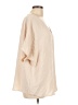 Entro 100% Polyester Ivory Short Sleeve Blouse Size L - photo 4